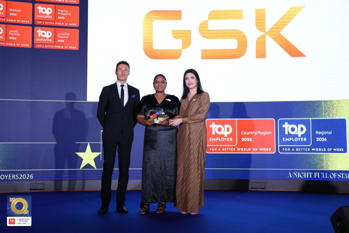 GSK คว้า 2 รางวัล 'Top Employer 2026' ทั้...