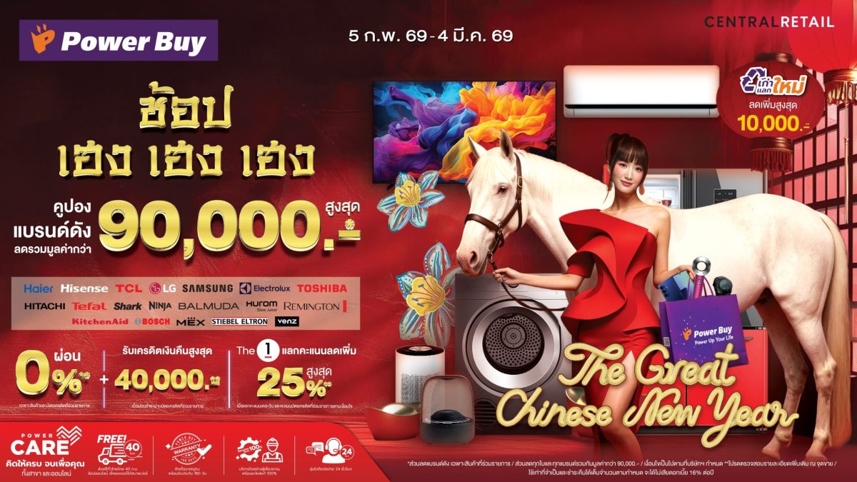 เพาเวอร์บาย ในเครือเซ็นทรัล รีเทล กระตุ้น...