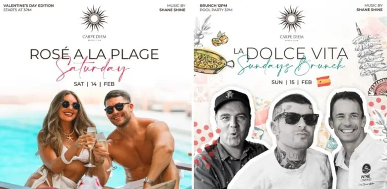 This Valentine's weekend, Carpe Diem Beac...