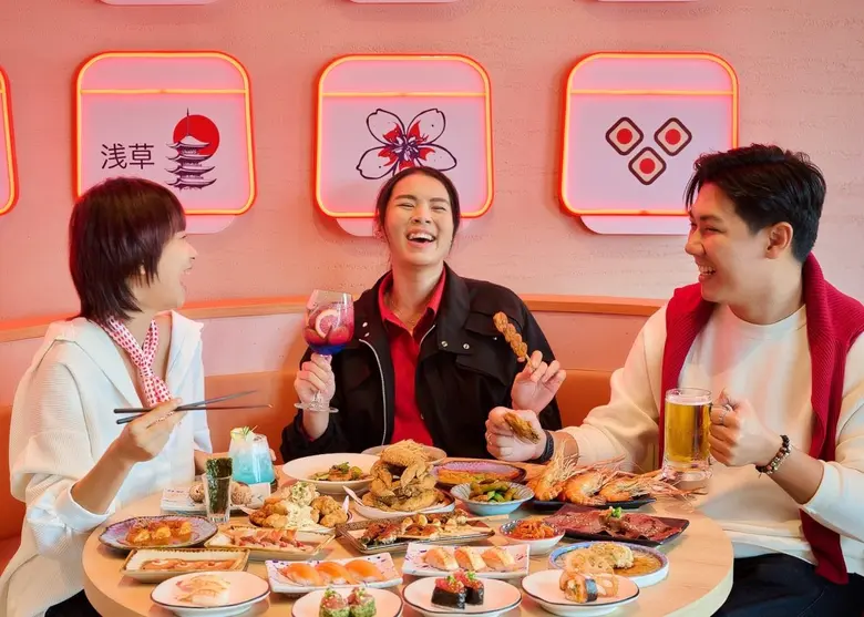 โออิชิ อีทเทอเรียม อัปเลเวล !!! เปิดตัวร้านแนวคิดใหม่ "ออล ยู แคน อีทซากายะ"