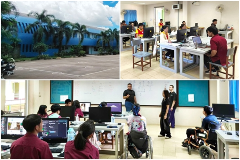 วิทยาลัยเทคโนโลยีพระมหาไถ่ หนองคาย ในพระร...