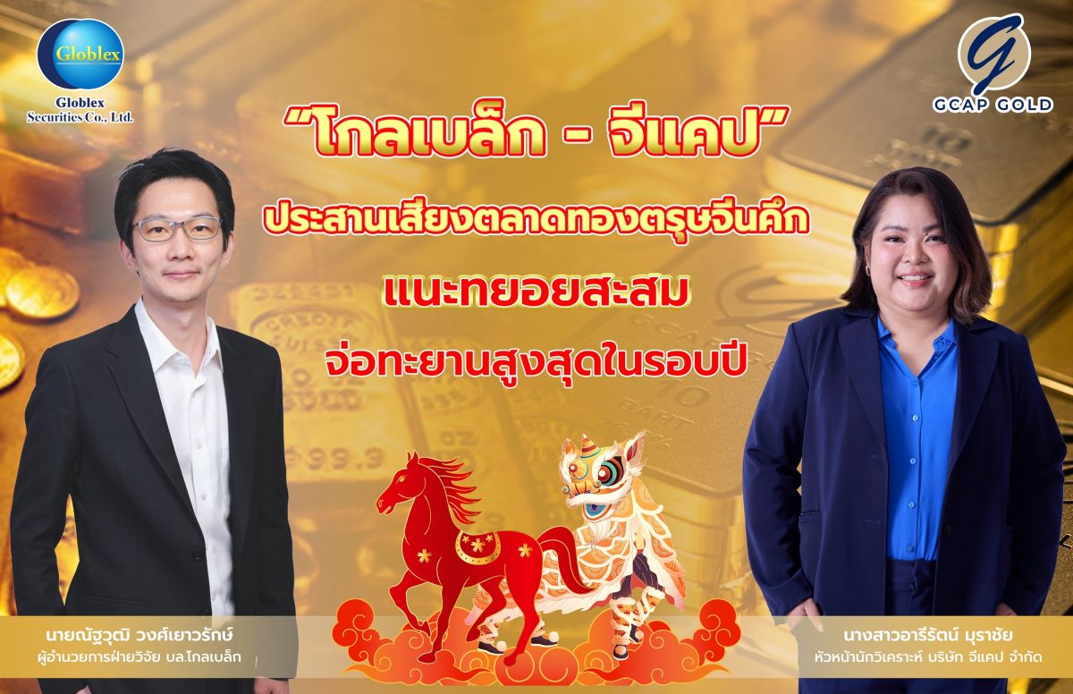 " Globlex GCAP GOLD " ประเมินราคาทองคำช่ว...