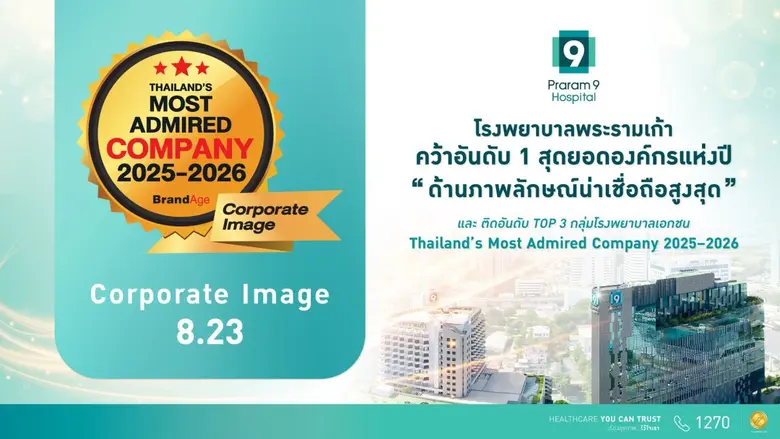 โรงพยาบาลพระรามเก้า (PR9) ประกาศผลการดำเน...