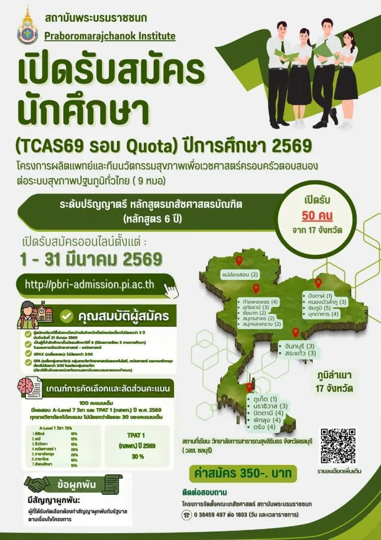 โครงการจัดตั้งคณะเภสัชศาสตร์ สถาบันพระบรม...