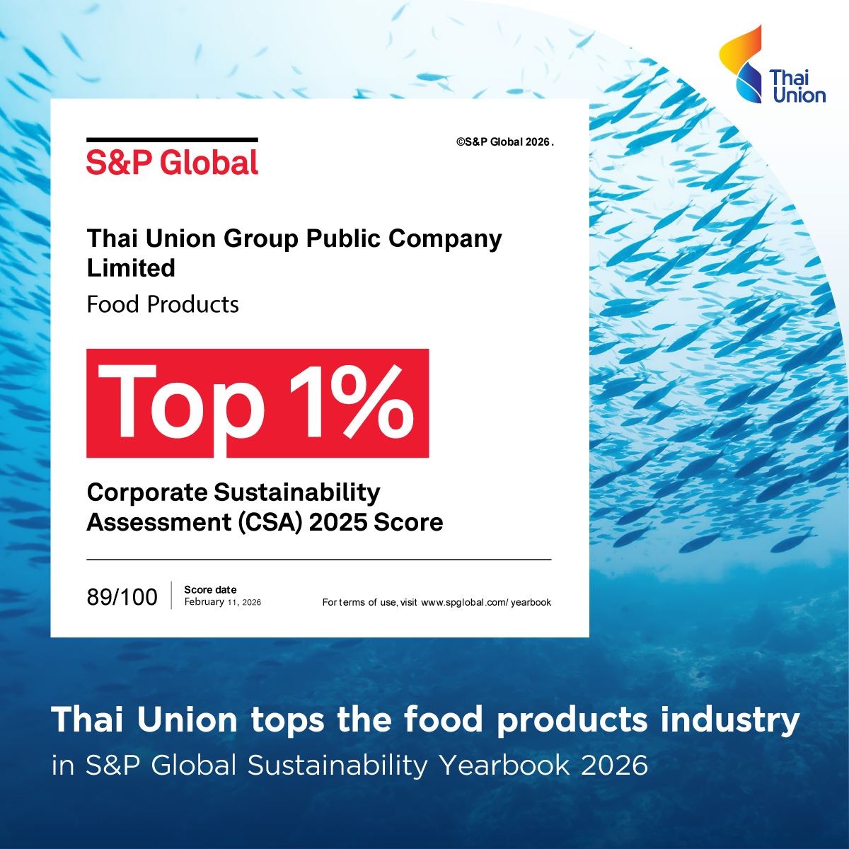 Thai Union Group PCL, a global seafood le...