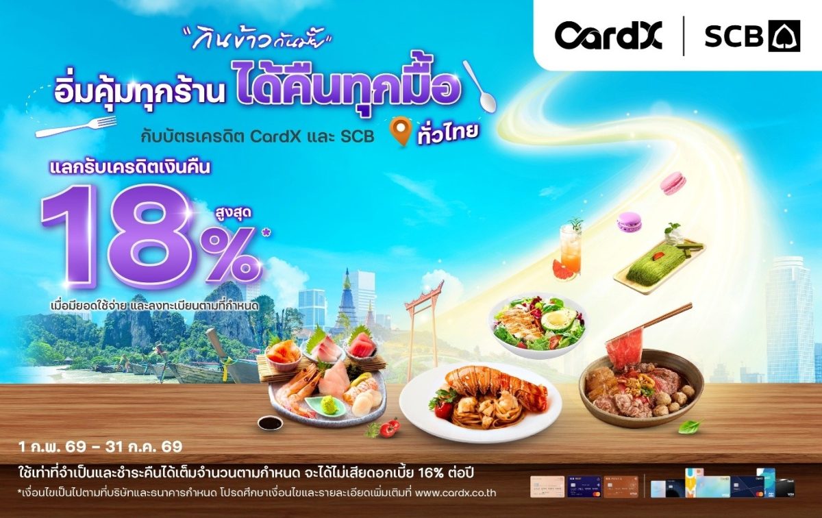 CardX ผู้ให้บริการบัตรเครดิตและสินเชื่อบุ...