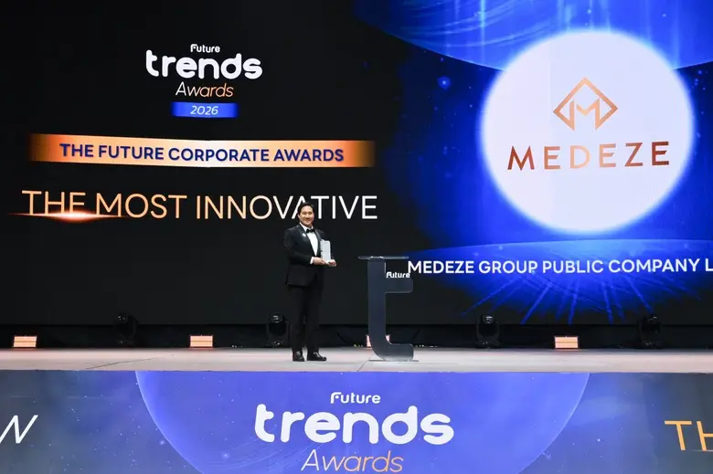 MEDEZE ตอกย้ำองค์กรผู้นำนวัตกรรมการแพทย์แห่งอนาคต คว้า "The Most Innovative" บนเวที Future Trends Awards 2026