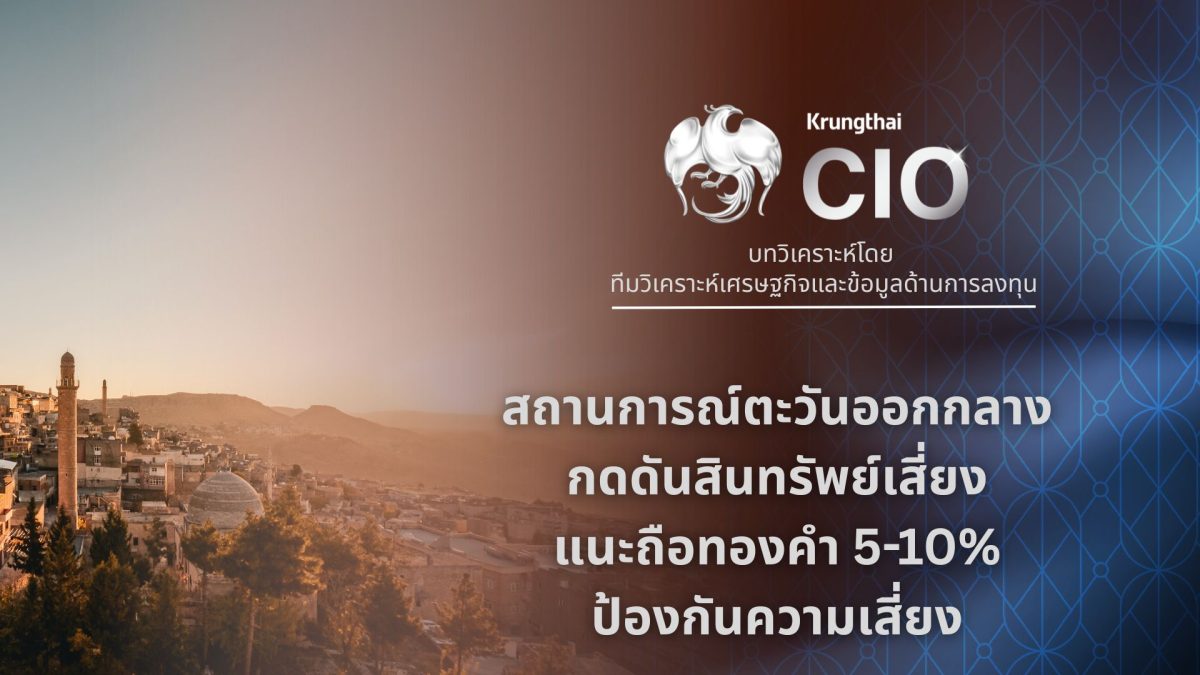 Krungthai CIO ชี้ตลาดการเงินโลกผันผวนขึ้น...