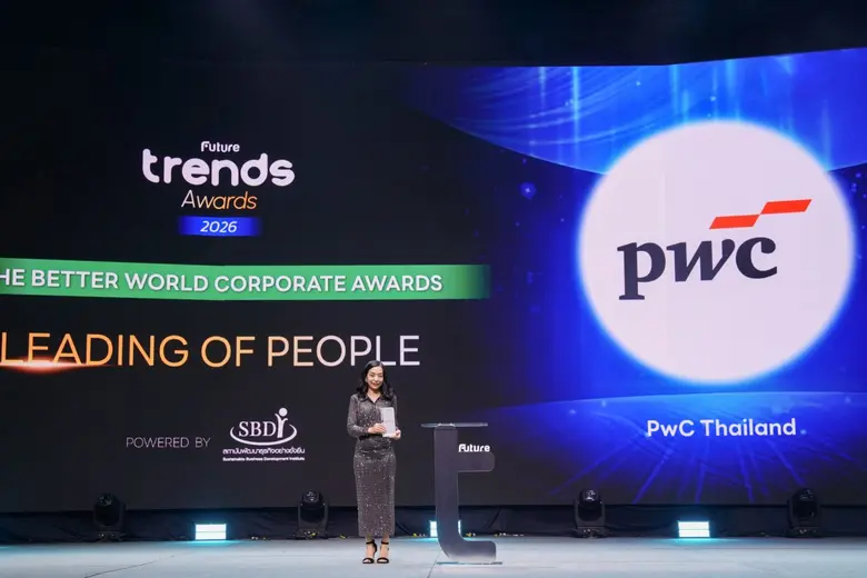 PwC ประเทศไทย ได้รับรางวัล 'The Better Wo...