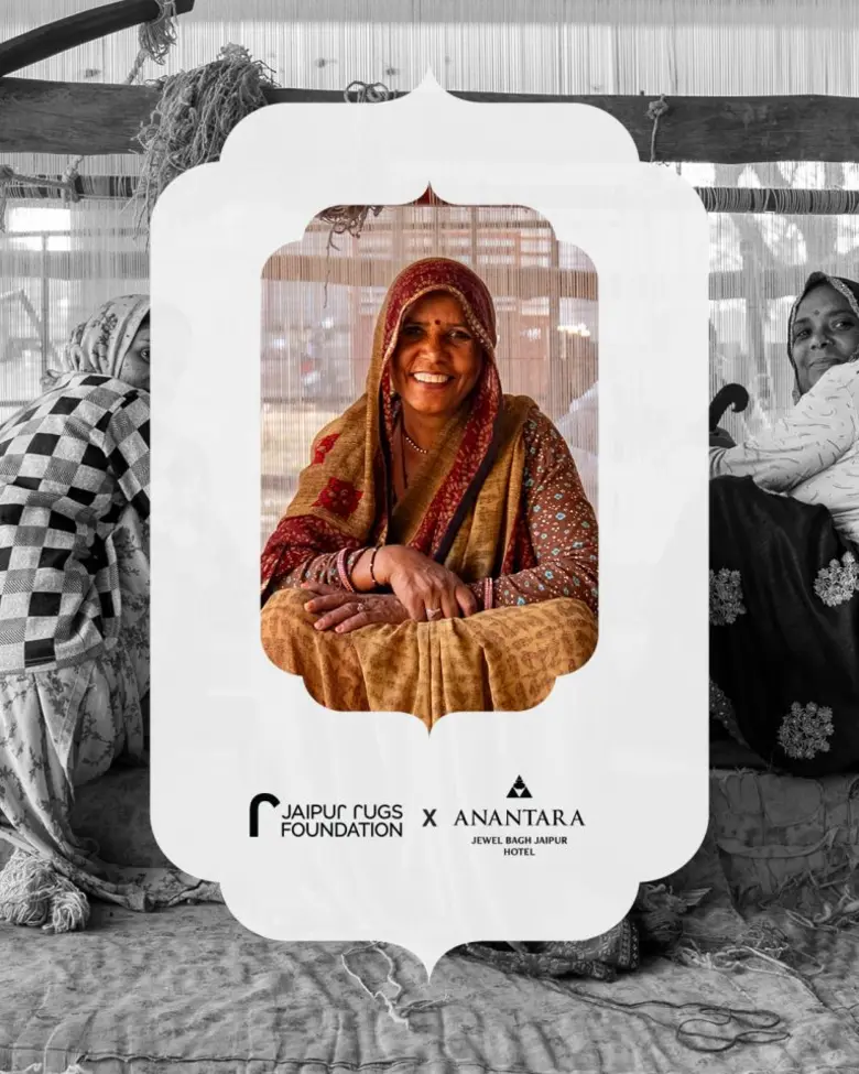 Anantara Jewel Bagh Jaipur Announces Cultural Partnership with Jaipur Rugs Foundation to Empower Women Weavers of Rajasthan