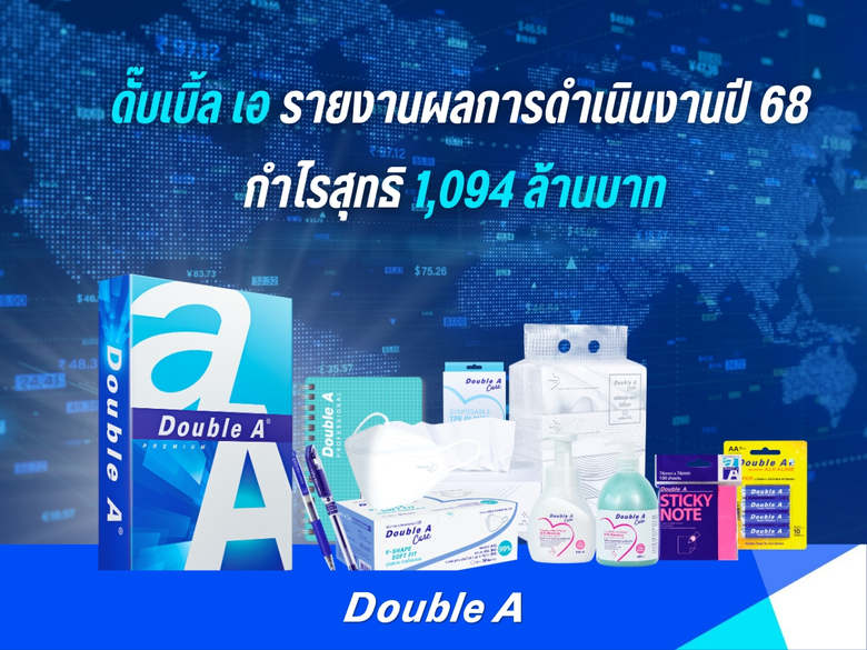 ดั๊บเบิ้ล เอ รายงานผลการดำเนินงานปี 2568 ...