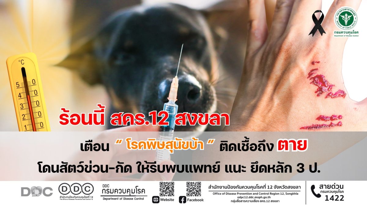 สำนักงานป้องกันควบคุมโรคที่ 12 จังหวัดสงข...