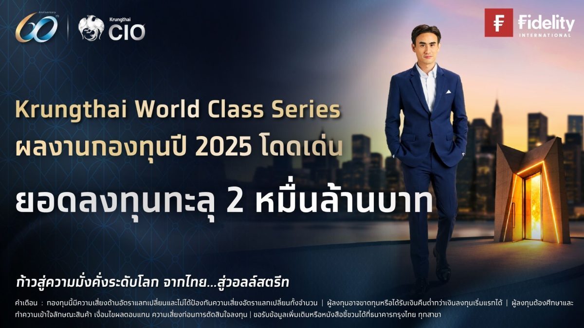 ธนาคารกรุงไทย ประกาศความสำเร็จกลุ่มกองทุน...