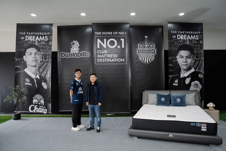 Mattress City เปิดสาขาบุรีรัมย์ เมืองแห่งกีฬา เปิดตัว "Dunlopillo Camber - Championship Edition" เดินหน้าขยายสาขาทั่วประเทศ สู่ตลาดเอเชียตะวันออกเฉียงใต้