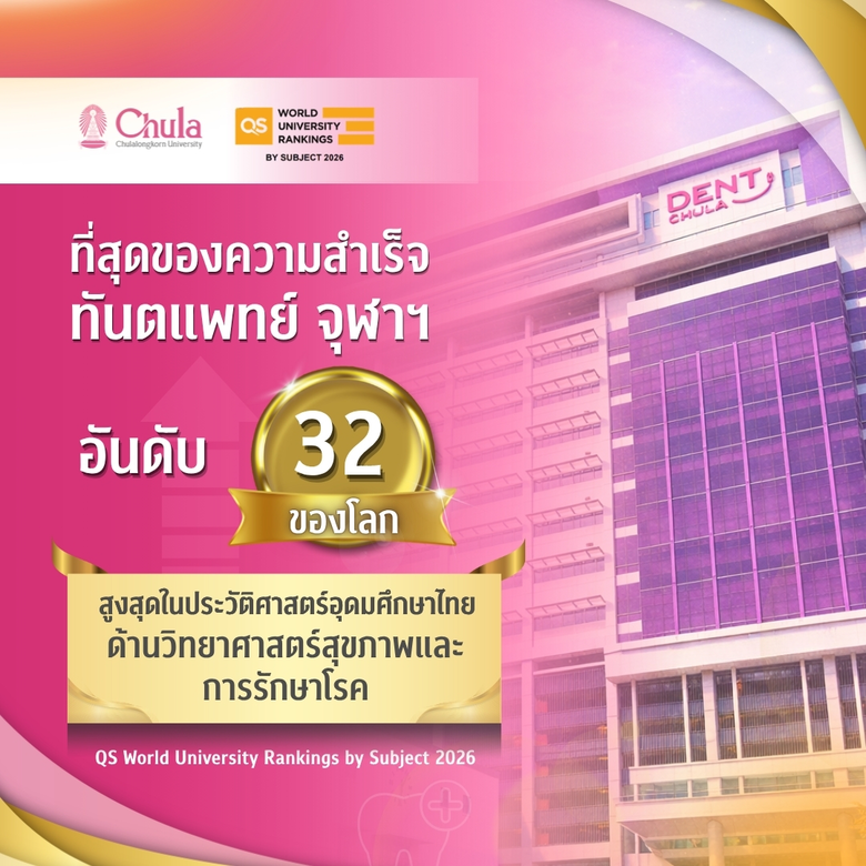 Top 100 ของโลก 8 สาขาวิชา และทะยานสู่ Top 200 ของโล...
