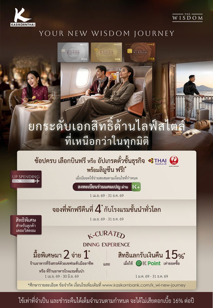 เดอะวิสดอมกสิกรไทย* (KBank THE WISDOM) เด...