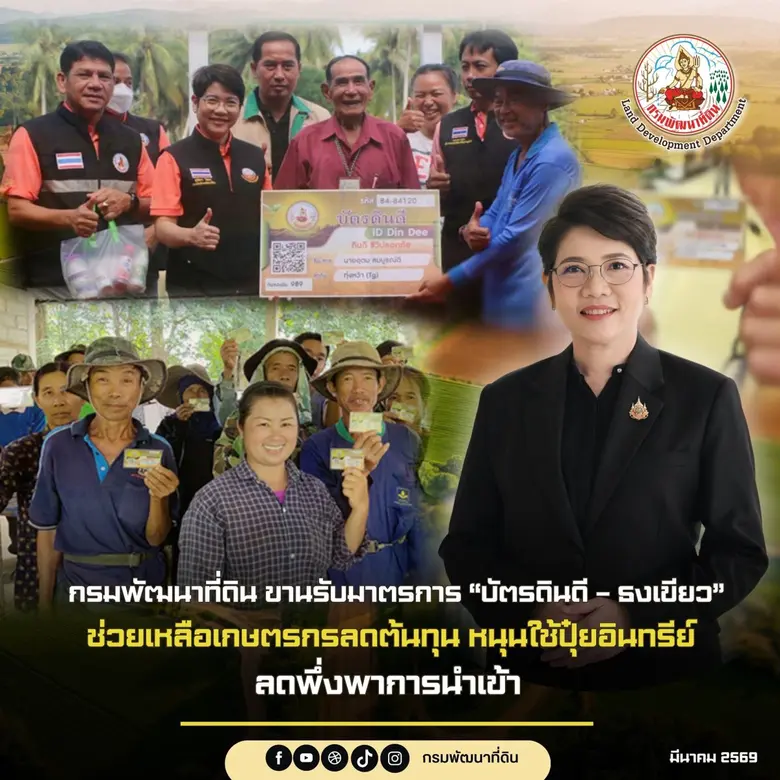 กรมพัฒนาที่ดิน (พด.) กระทรวงเกษตรและสหกรณ...