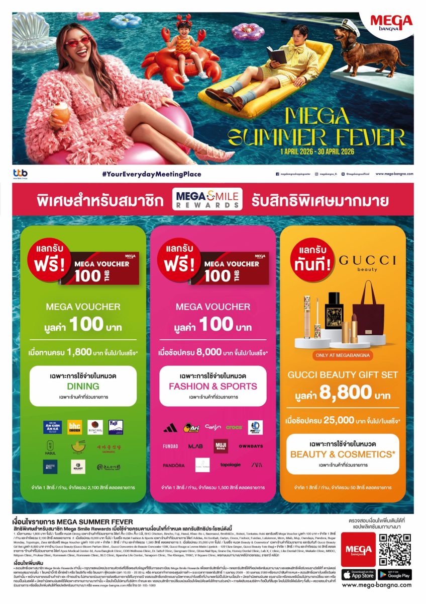 ศูนย์การค้าเมกาบางนา แหล่งช้อปปิ้งที่ใหญ่...