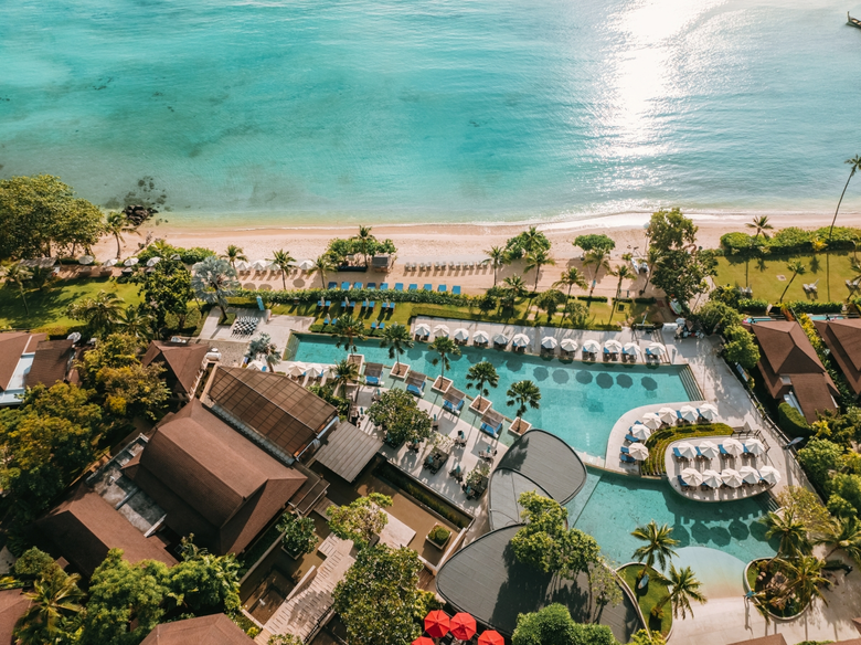Pullman Phuket Panwa Beach Resort is sett...