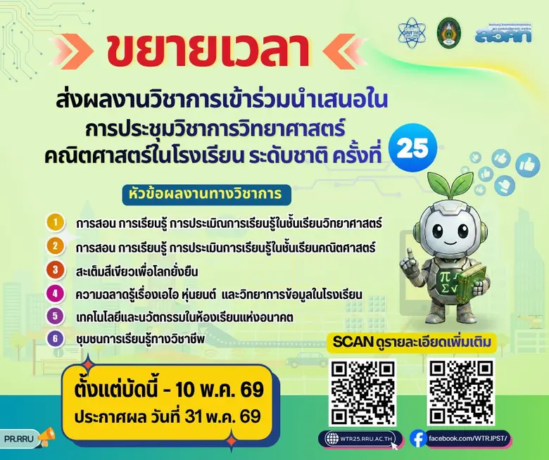 สถาบันส่งเสริมการสอนวิทยาศาสตร์และเทคโนโลยี (สสวท.)...