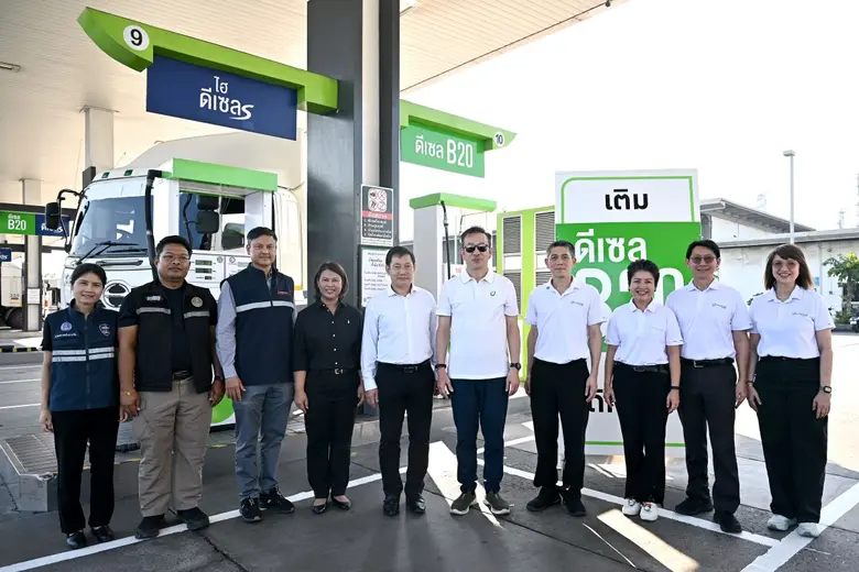 บางจากฯ เปิดจำหน่ายน้ำมัน B20 ในสถานีบริการรองรับภาคขนส่ง-เกษตร นำร่อง 2 สาขา บนถนนสายหลัก และจะขยายเป็น 40 สาขาทั่วประเทศ