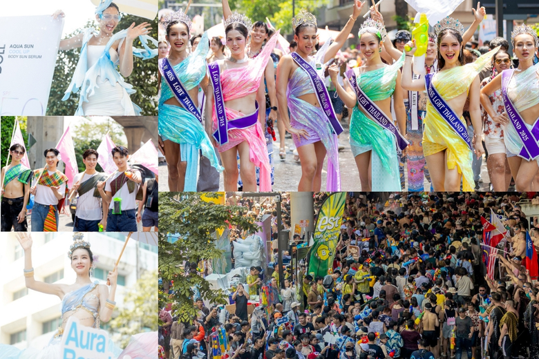 ปิดสงกรานต์สีลมแสนแตก!! ห่มสไบเล่นน้ำกลางเมือง "Amazing Bangkok Songkran Parade 2026" วีณา-โยชิ นำทีมขบวนพาเหรดสุดอลังการ