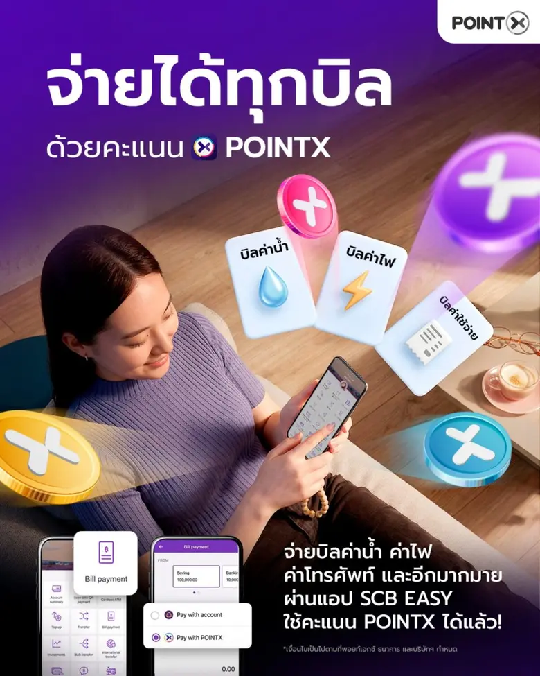POINTX, the points management app under SCBX Group,...