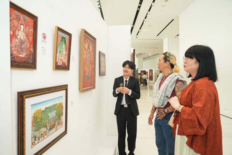 ในนิทรรศการ "ศิลป์สยาม" ผสานวัฒนธรรมและคว...