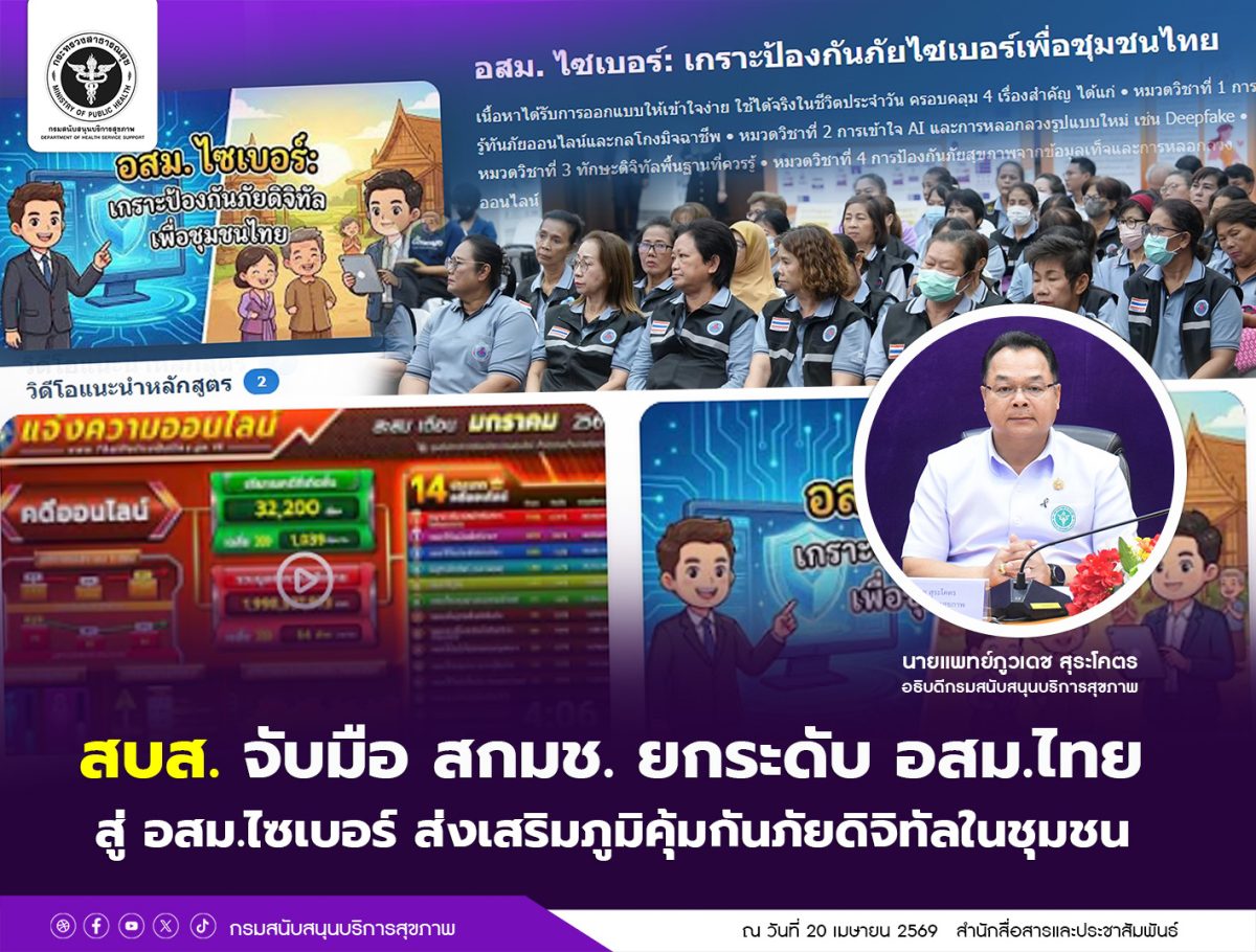 กรมสนับสนุนบริการสุขภาพ (กรม สบส.) กระทรว...