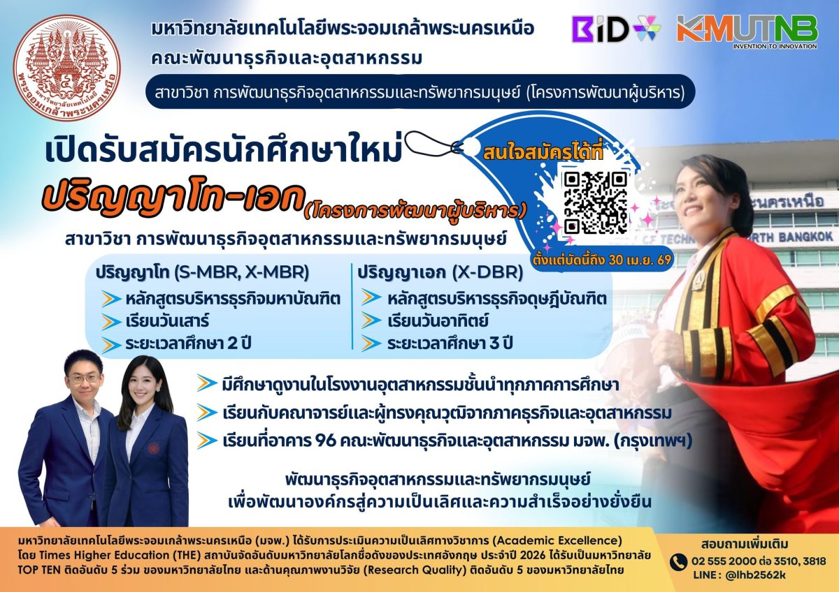 คณะพัฒนาธุรกิจและอุตสาหกรรม มหาวิทยาลัยเท...