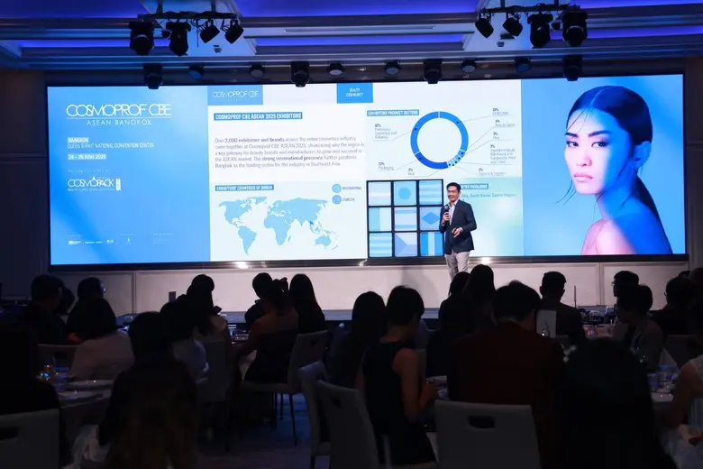 Cosmoprof CBE ASEAN 2026 Dinner Talk ตอกย้ำผู้นำเวทีธุรกิจความงาม รวมผู้นำอุตสาหกรรม สร้างโอกาสใหม่ผ่านบทสนทนาและเครือข่ายคุณภาพ