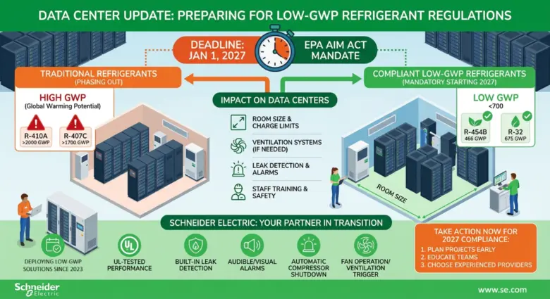ชไนเดอร์ อิเล็คทริค แนะทีมดูแลดาต้าเซ็นเต...