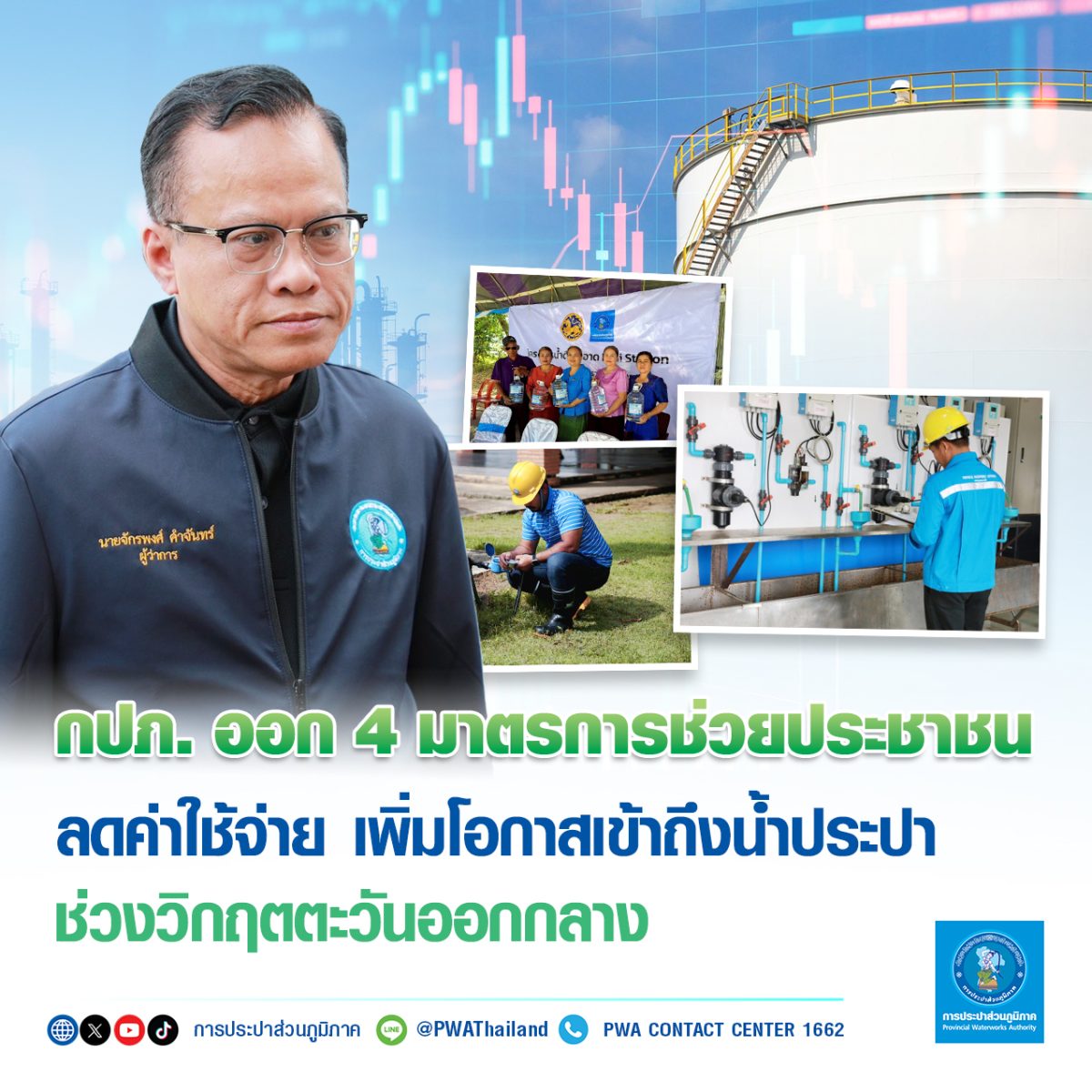 การประปาส่วนภูมิภาค (กปภ.) ขานรับนโยบายรั...