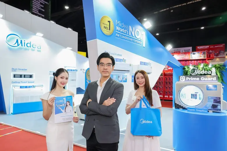 Midea รุกขยายตลาดเครื่องปรับอากาศในประเทศ...