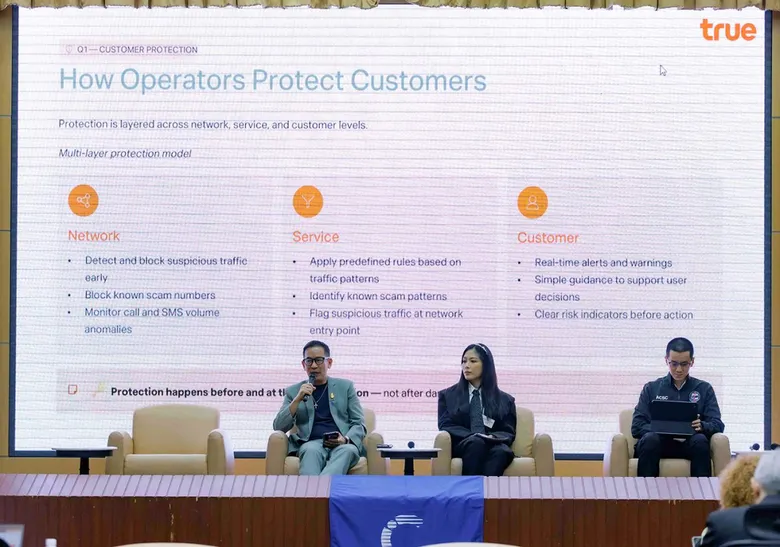สกัดภัย…ต้องไม่ละเมิดสิทธิ ทรู ผนึกภาครัฐยกระดับรับมือ Call & SMS Scams ชูสมดุล Security & Data Privacy สร้างความเชื่อมั่นลูกค้า