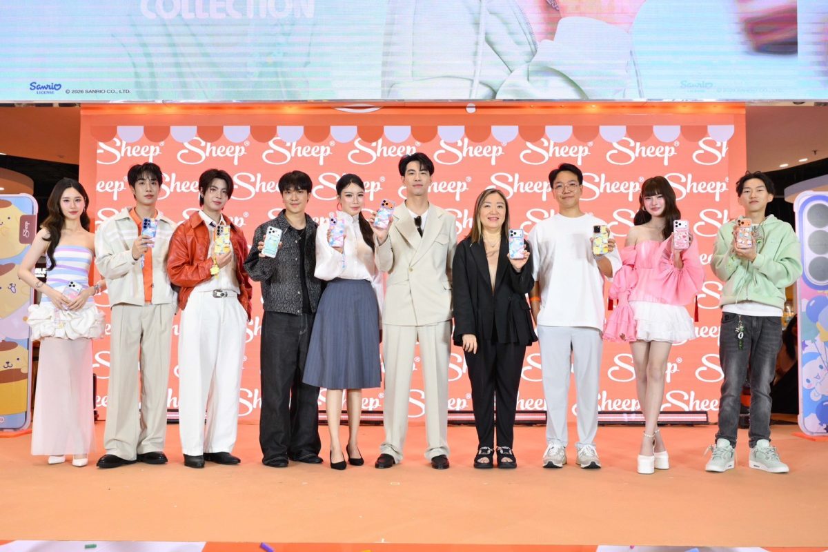 SHEEP เสิร์ฟกลยุทธ์คาแรกเตอร์มาร์เก็ตติ้ง เปิดคอลเลคชั่น Sanrio ปั้นตลาดแก็ดเจ็ตแฟชั่นรับ Gen Z พร้อมดึงพลังคู่จิ้น เติ้ล-เฟิร์สวัน เป็น Collection Presenter