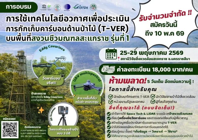 วว. โดย สถานีวิจัยสิ่งแวดล้อมสะแกราช เปิด...