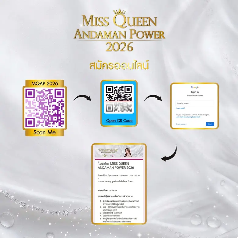 เปิดรับสมัคร "Miss Queen Andaman Power 2026" เวทีของความงาม พลัง และความเท่าเทียมครั้งยิ่งใหญ่ จังหวัดภูเก็ต