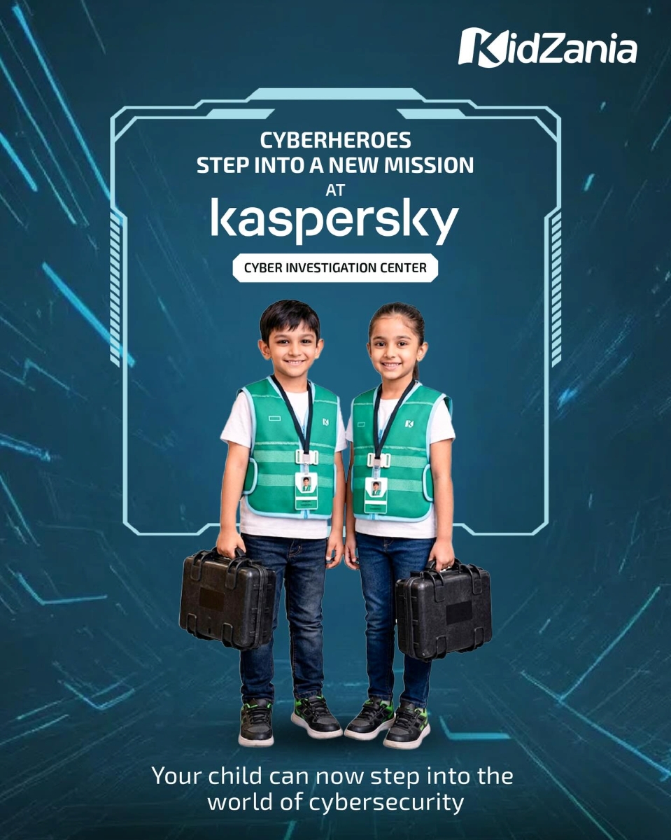 Kaspersky ร่วมมือกับ KidZania India สวนสน...