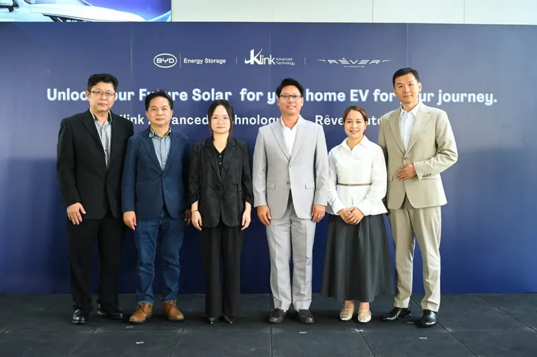 เคลิงค์ จับมือ เรเว่ ปั้น Solar-EV Ecosystem ดันโชว์รูม BYD สู่ Clean Energy Hub รับตลาดรถไฟฟ้าโตแรง