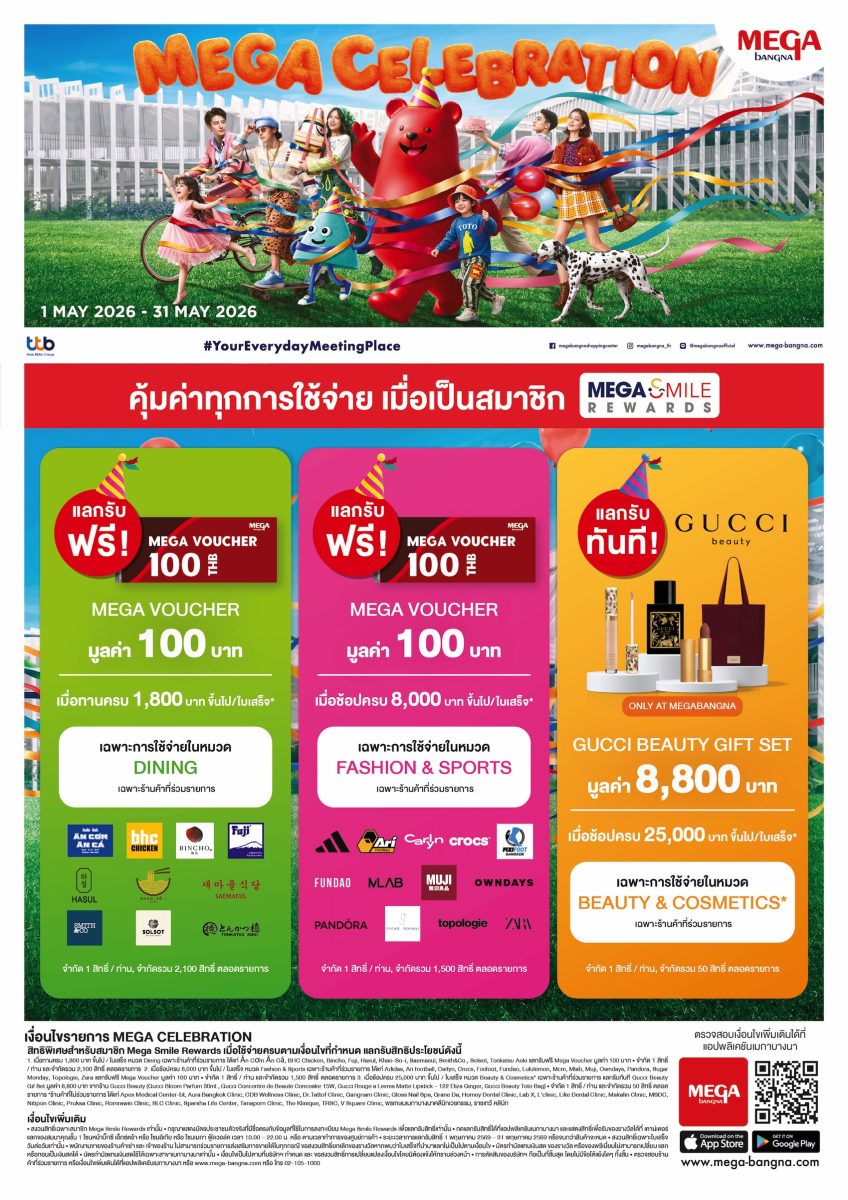 ศูนย์การค้าเมกาบางนา แหล่งช้อปปิ้งที่ใหญ่...