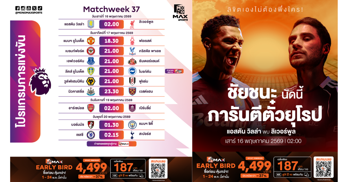 สุดสัปดาห์นี้คอบอลห้ามกะพริบตา! บริษัท จั...
