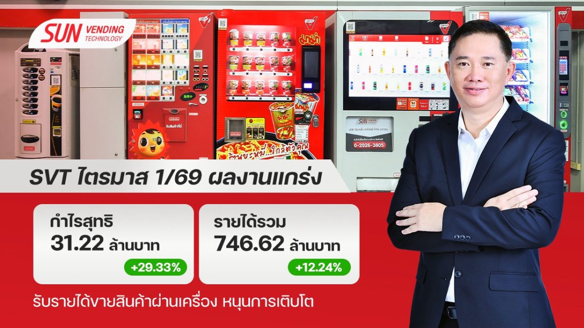SVT เปิดงบไตรมาส 1/2569 กำไรสุทธิแตะ 31.2...