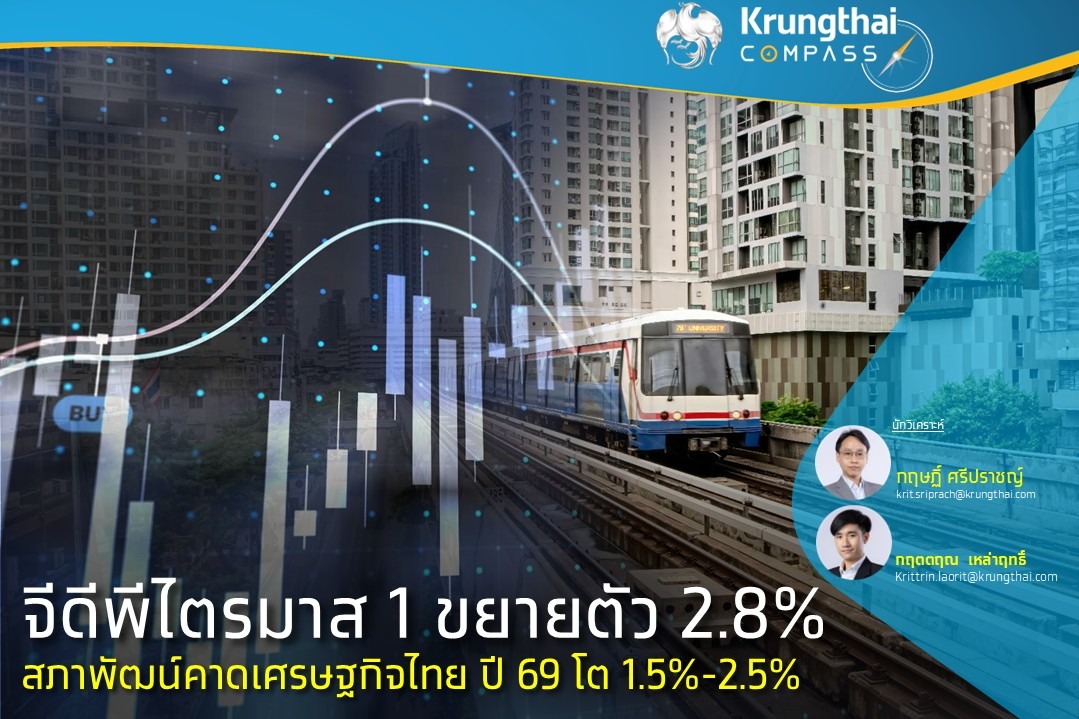 Key Highlights : เศรษฐกิจไทยไตรมาส 1/2569...