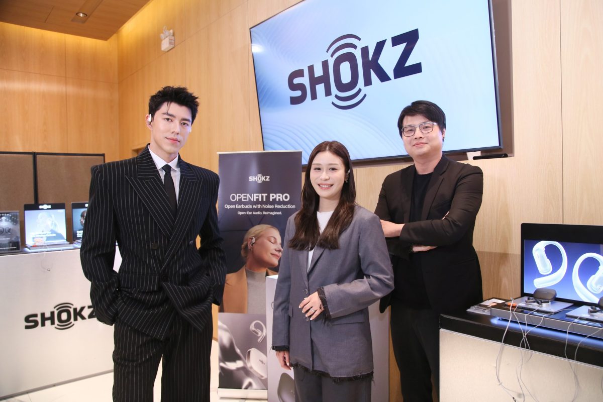 KOAN ผนึก SHOKZ เปิดตัว "นาย-ณภัทร" แบรนด์แอมบาสเดอร์คนแรกในไทย รุกตลาดหูฟัง Open-Ear รับเทรนด์คนรักสุขภาพโตต่อเนื่อง