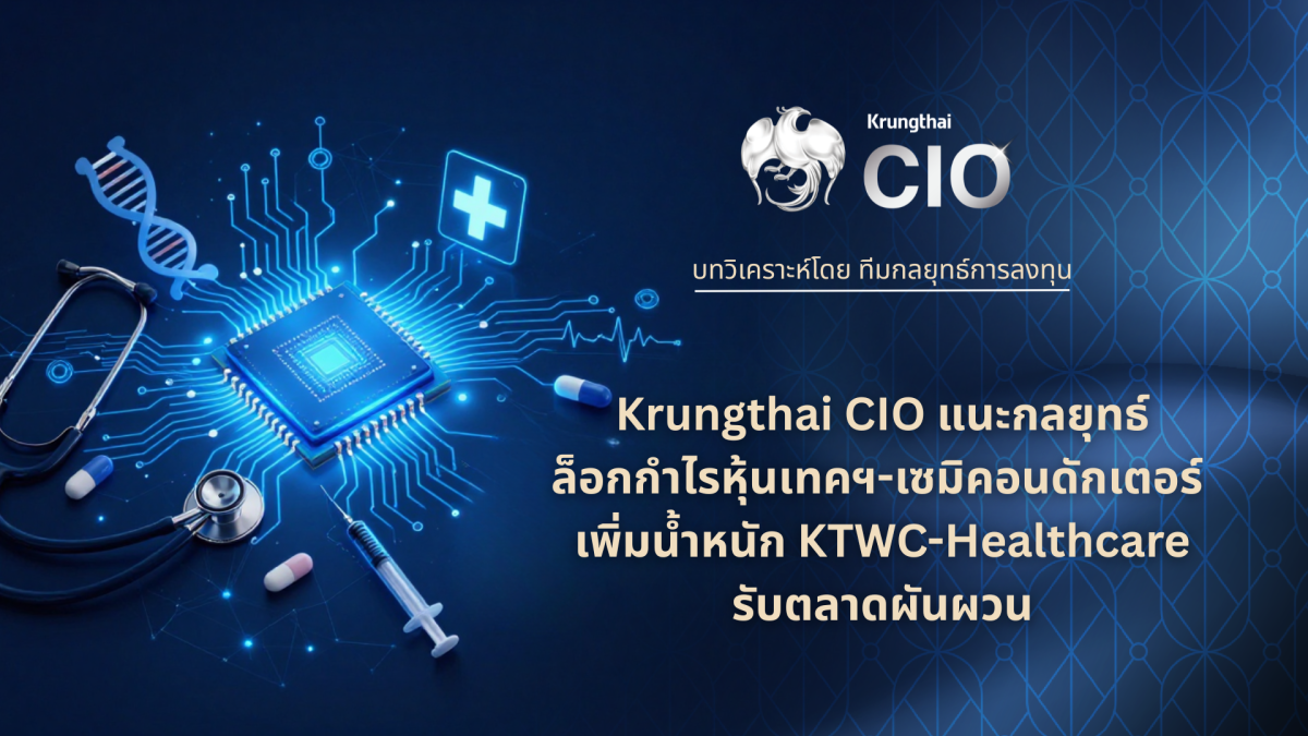Krungthai CIO มองตลาดการเงินโลกกลับมาให้น...