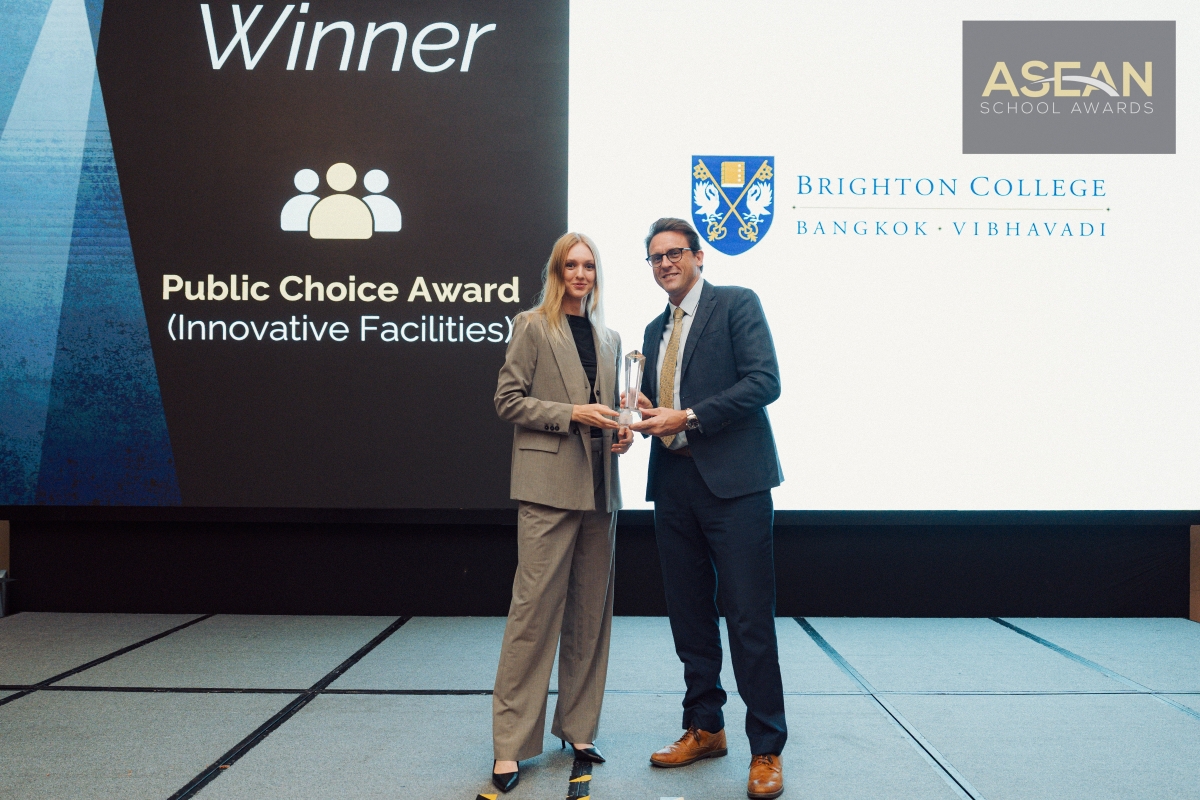 โรงเรียนนานาชาติไบรท์ตัน คอลเลจ กรุงเทพฯ วิภาวดี คว้ารางวัล Public Choice Award ด้านสิ่งอำนวยความสะดวกเชิงนวัตกรรม ในงาน ASEAN School Awards 2026