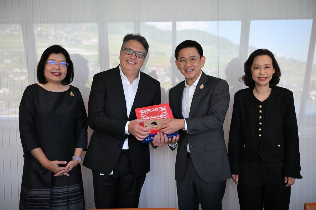 "วุฒิไกร" นำทีมพาณิชย์หารือ Nestle ปักธงพันธมิตรยุทธศาสตร์ด้านทรัพย์สินทางปัญญา ดึงลงทุน-วิจัย ปั้นไทยสู่ฮับนวัตกรรมอาหารแห่งอนาคต