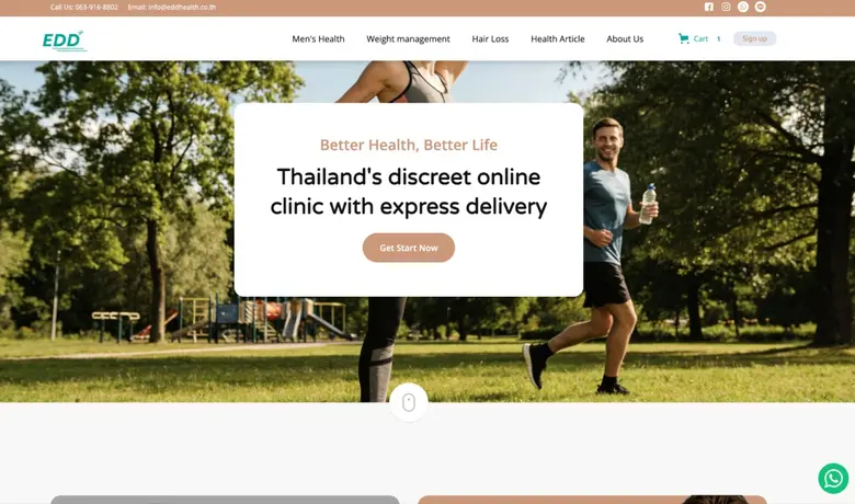 Telemedicine platform EDD Health Thailand is streng...