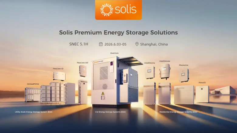 Solis เตรียมนำเสนอนวัตกรรมระบบกักเก็บพลัง...